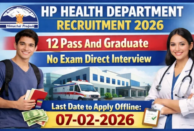 HP Health Department Recruitment 2026 Notification Out, Last Date, Official Website, Apply Online