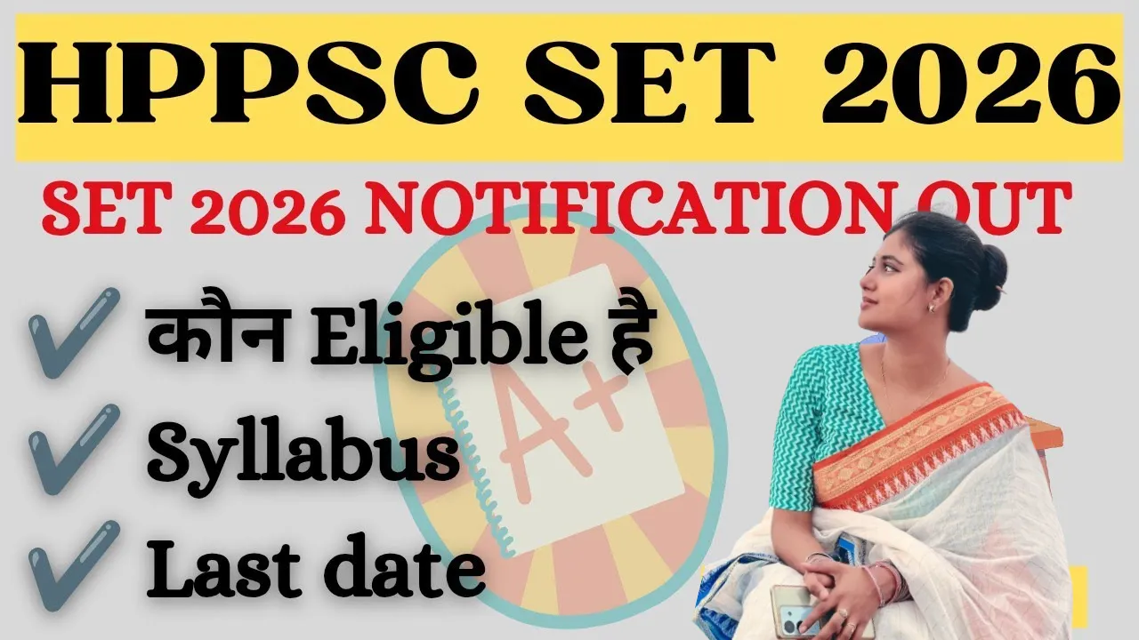 HP SET 2026 Application Form, Last Date, Notification, Syllabus
