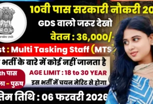 MTS Govt Vacancy 2026 for 10th, 12th Pass & Graduate